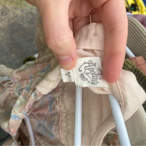 Apolina timeless toddler girl pink flower romper - Picture 5 of 5